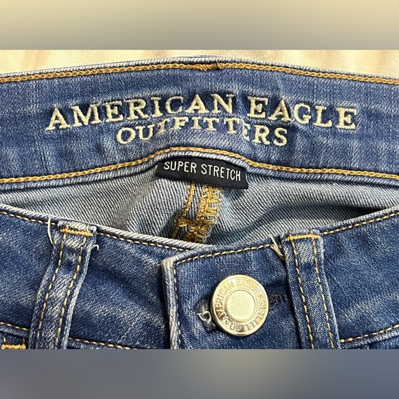 American Eagle Outfitters Women's Super Stretch Jegging Blue Jeans Size 2 - Picture 4 of 15